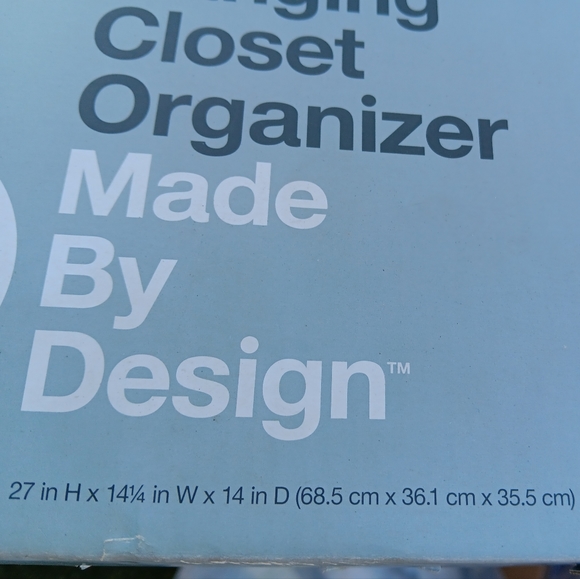 New 3 shelf hanging fabric storage - Picture 2 of 3